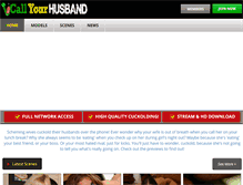 Tablet Screenshot of callyourhusband.com
